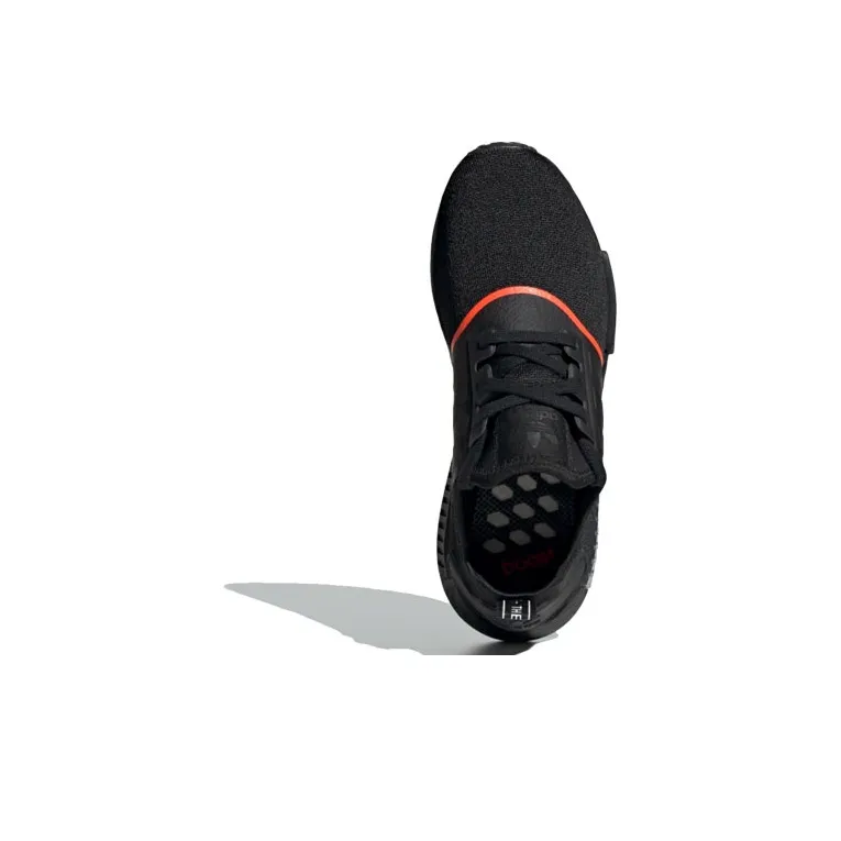 Adidas Originals Nmd R1 Core Black Solar Red Line-3