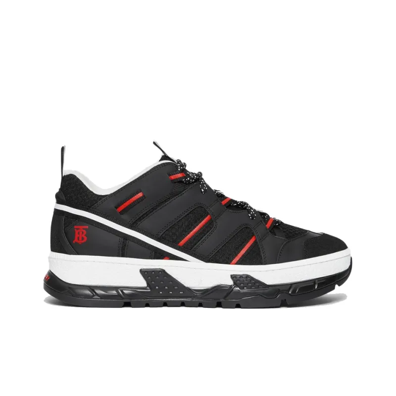 Burberry Mesh Nubuck Union Black Red-1