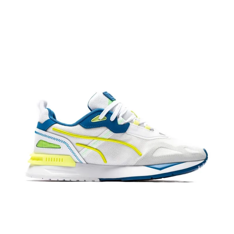 PUMA Mirage Casual Shoes Men Low Top White/Blue/Yellow-1
