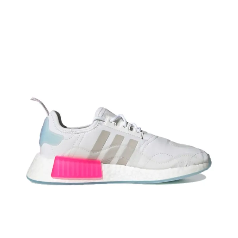 Adidas Nmd R1 White Halo Blue Shock Pink Women's-1