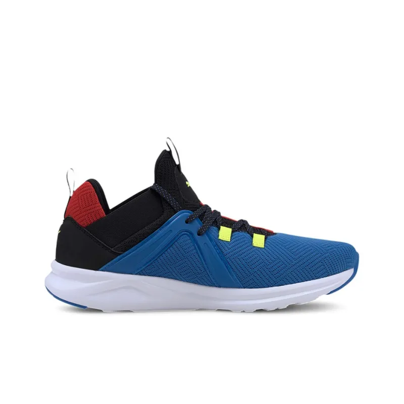 PUMA Enzo 2 Geo Cushioning Anti-Slip And Wear-Resistant Low-Top Casual Shoes Men's Blue Black Red-1