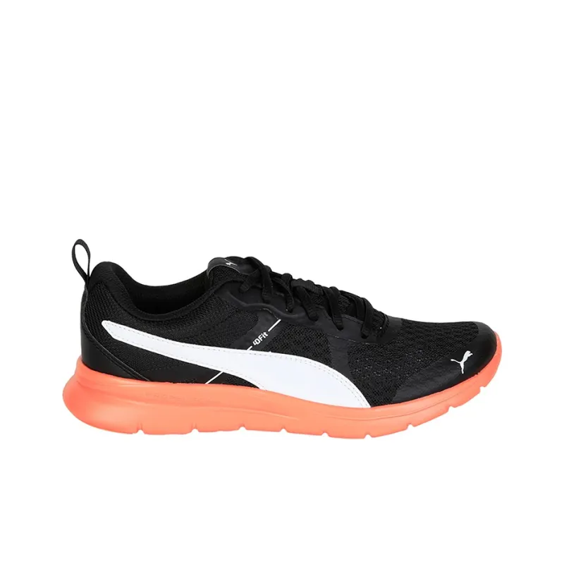PUMA Flex Essential Casual Shoes Unisex Low-Top Black/Silver/Orange-1