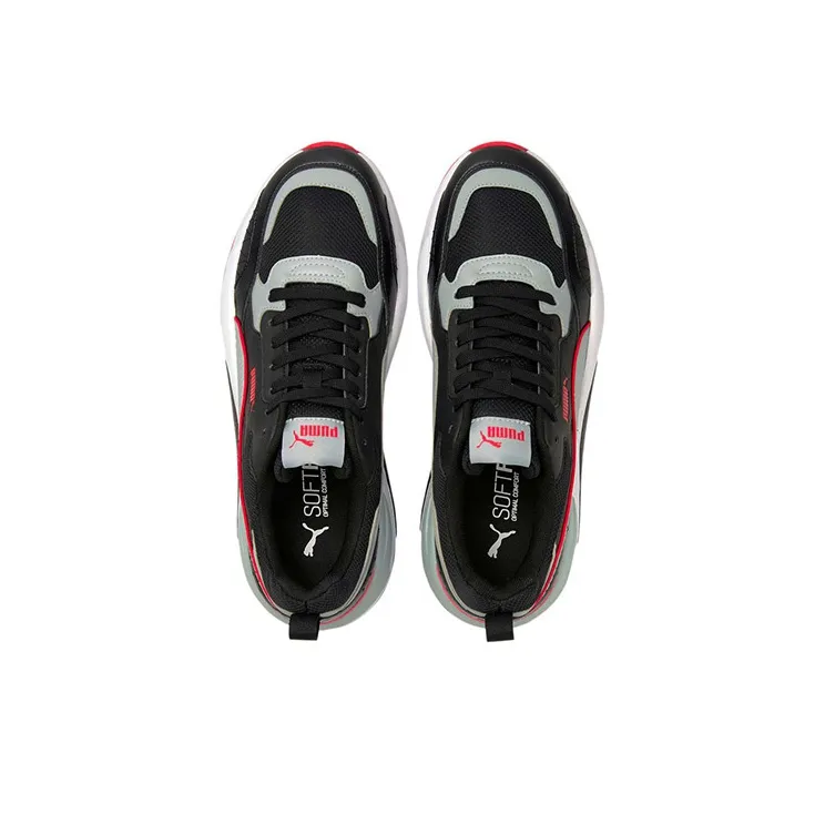 PUMA X RAY Casual Shoes Unisex Low Top Black/Gray/White-2