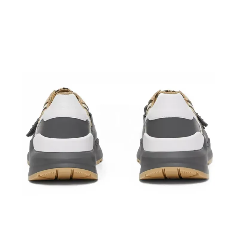 Burberry Low Top Sports Casual Shoes Women's Yellow-3