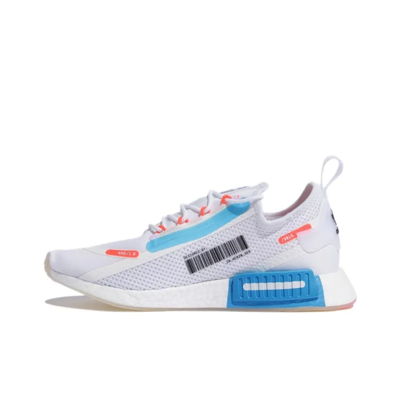 Adidas Nmd R1 Spectoo White Shock Blue-0