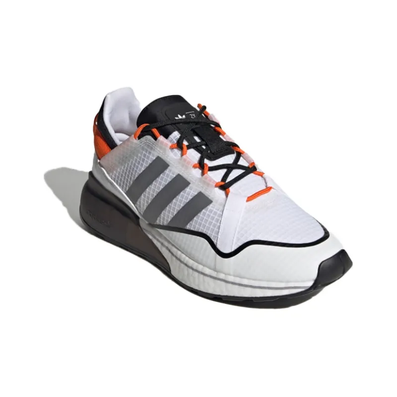 Adidas Zx 2K Boost Pure White Grey Orange-2
