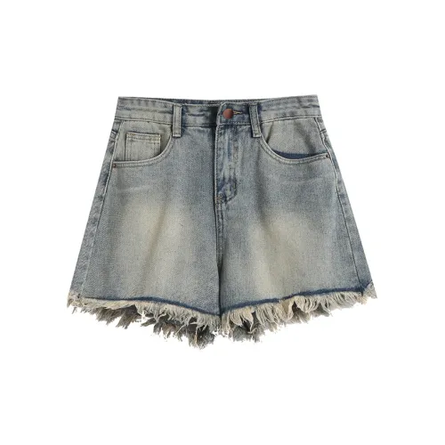 BRASS SCOUT Denim Shorts Women's Blue