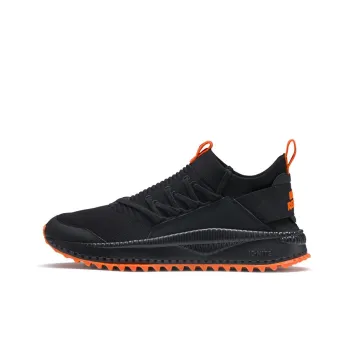 Atelier New Regim x PUMA Tsugi Jun Anti Slip Wear Resistant Low Top Casual Shoes Men's Black Orange
