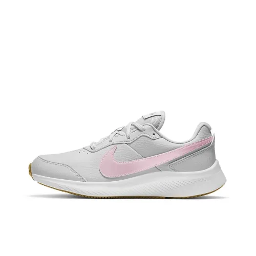 Nike Varsity Leather Casual Shoes Women's Low-Top Gray/Pink