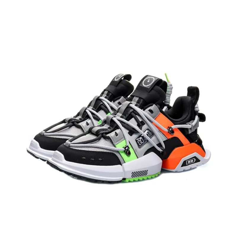 LiNing Pan Gu Casual Shoes Men Low Top Gray/Green/Black-2