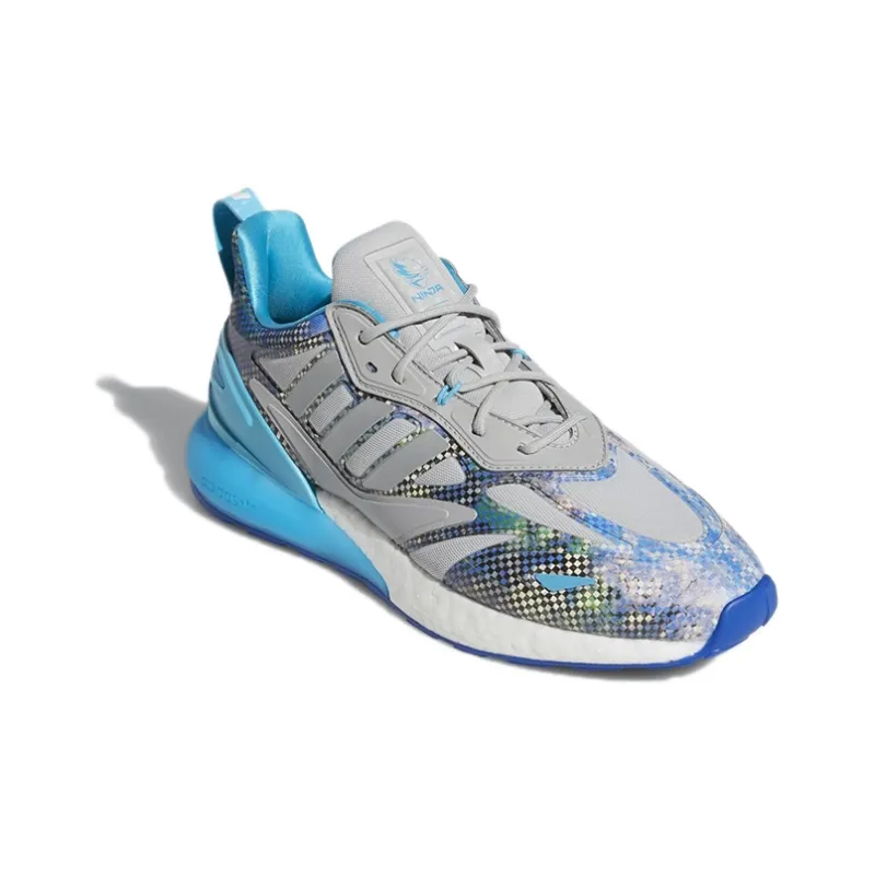 Adidas Ninja X Zx 2K 2.0 'Time In Grey Cyan Pink'-2