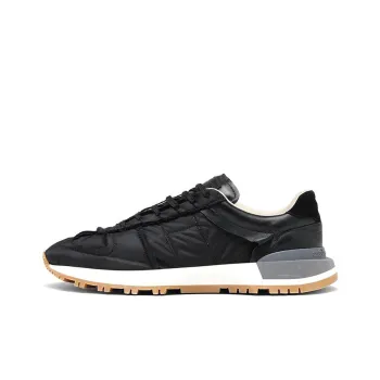 Maison Margiela Panelled Lace Up Sneakers