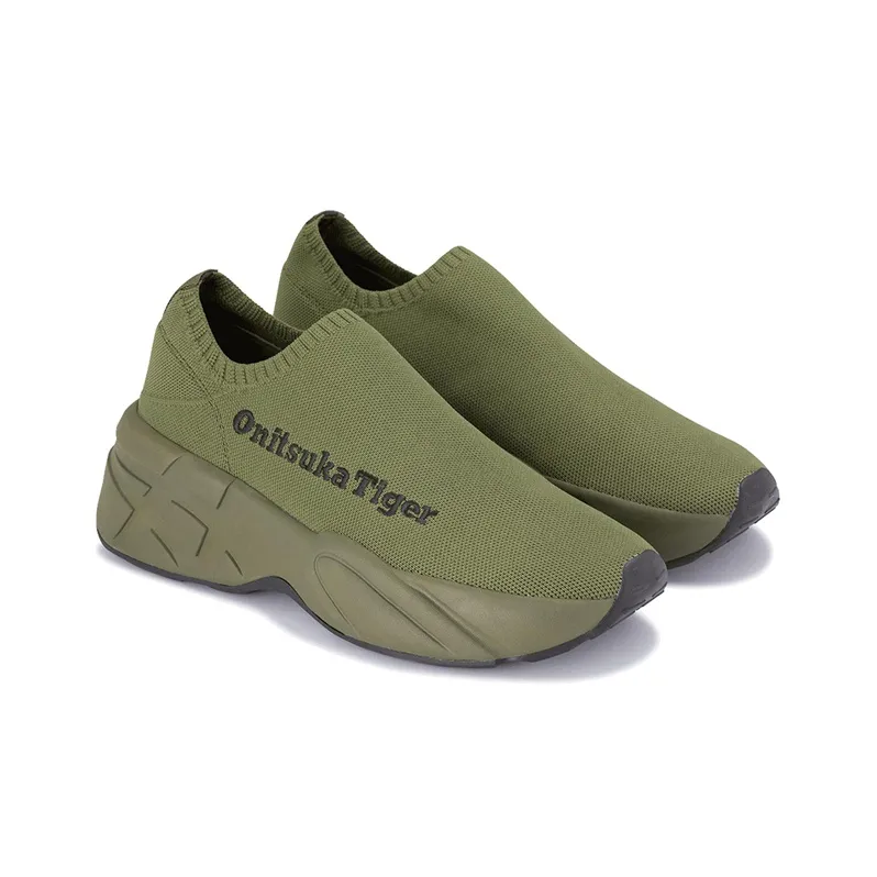 Onitsuka Tiger P Trainer Knit Lo Shoes 'Smog Green'-2