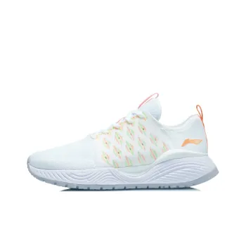 LiNing Soft Low Top Sports Casual Shoes Women's White Orange