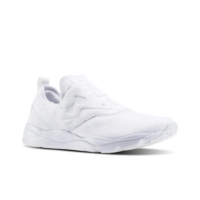 Reebok Furylite Slip on Arch Running Shoes White-2