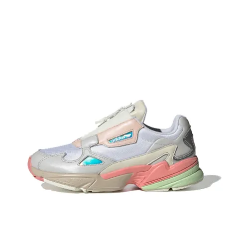 Adidas Originals Falcon Casual Shoes Women's Low-Top White/Gray/Red