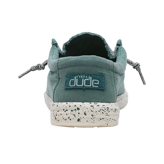 Heydude Casual Shoes Men Low Top Army Green-3