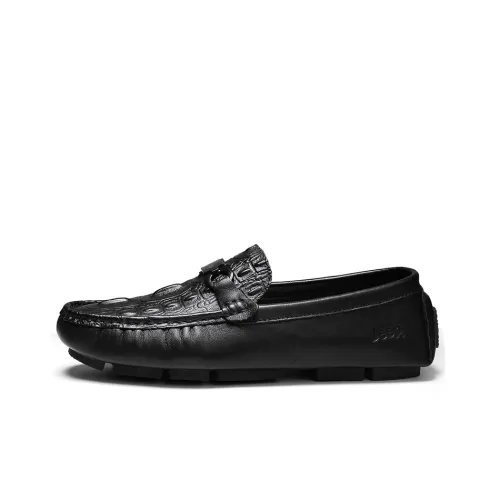 Jeep Casual Shoes Men Low-Top Black