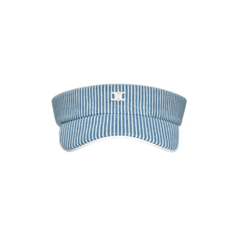 CELINE Cotton Sun Protection Hats Women's Blue-0