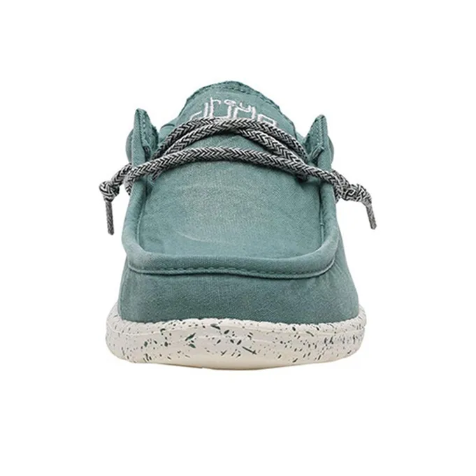Heydude Casual Shoes Men Low Top Army Green-2