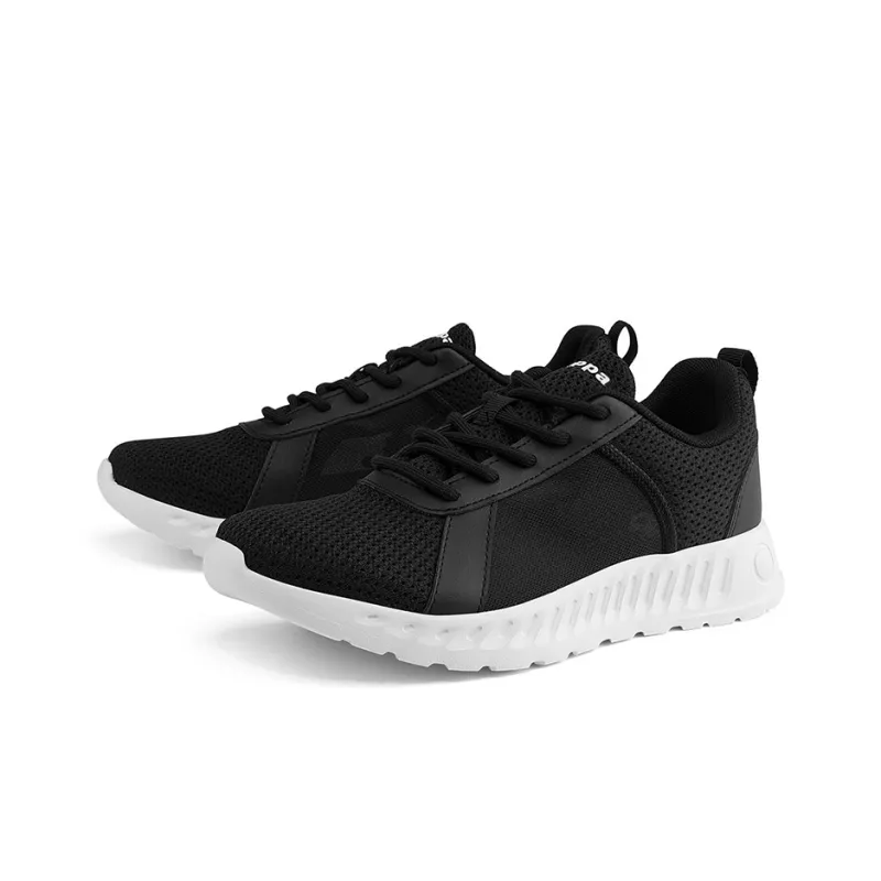 Kappa Cushioning Lightweight Breathable Low-Top Casual Shoes Unisex Black White-3