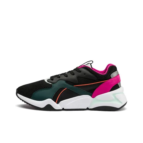 PUMA Nova Casual Shoes Women's Low-Top Green/Pink/Black/White