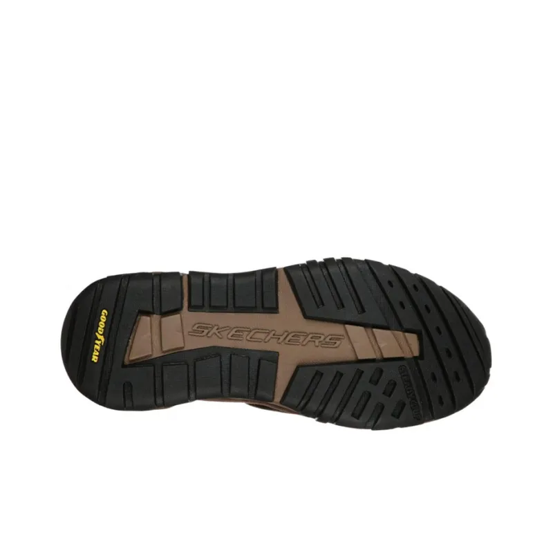 Skechers ARCH FIT RECON Durable Breathable Low-Top Casual Shoes Men's Brown-3