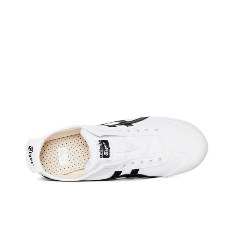 Onitsuka Tiger Mexico 66 Slip On Black And White-3