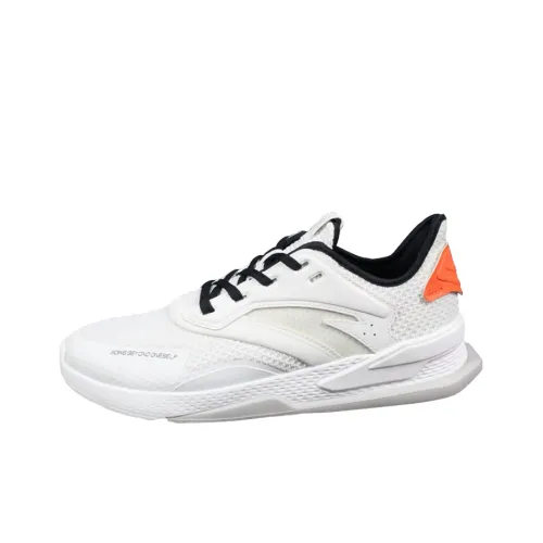 ANTA Casual Shoes Men Low-Top White/Black/Orange
