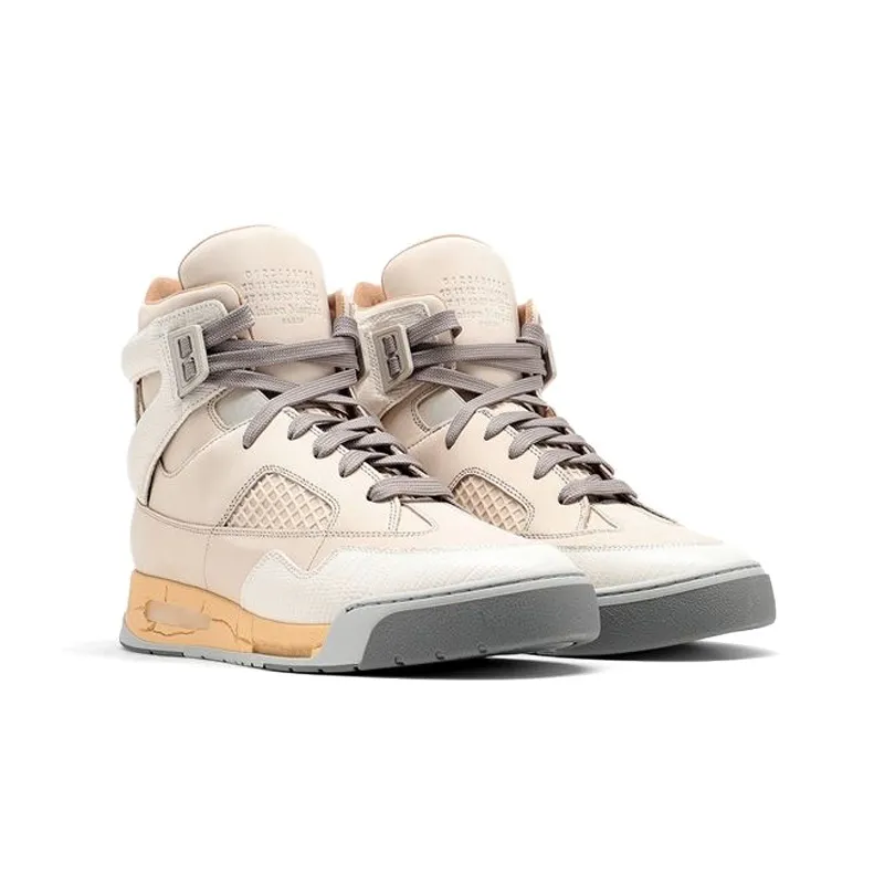 Maison Margiela DDSTCK High-Top Casual Athletic Shoes Men's Light Brown-2