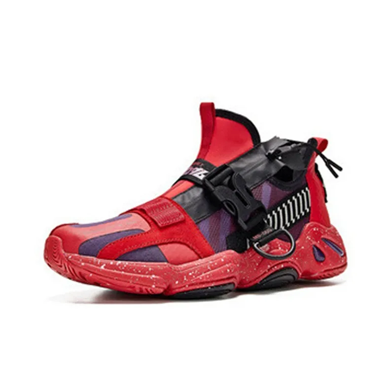 GAODA x 361° Zaku Abrasion Resistant Breathable Low Top Sports Casual Shoes Women's Red-2