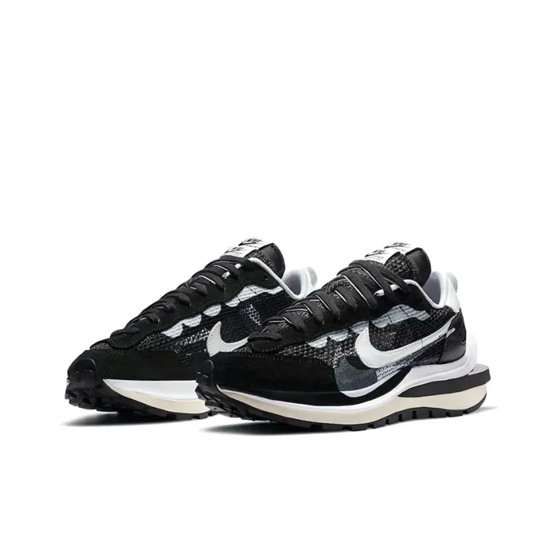 Nike Sacai X VaporWaffle 'Black White'-2