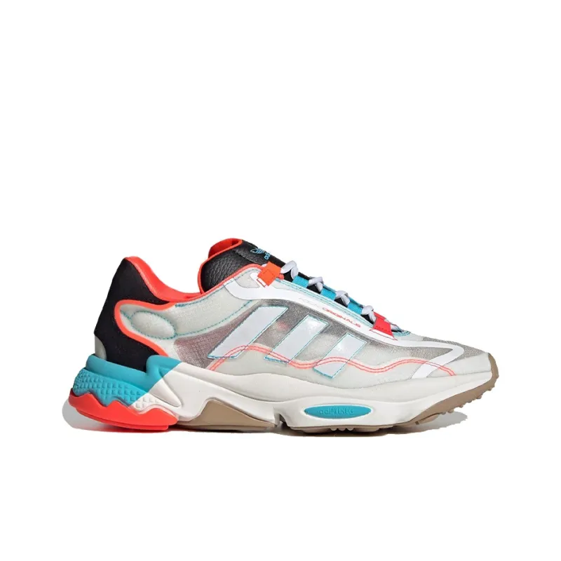 Adidas Ozweego Pure 'Bright Cyan Solar Red'-1