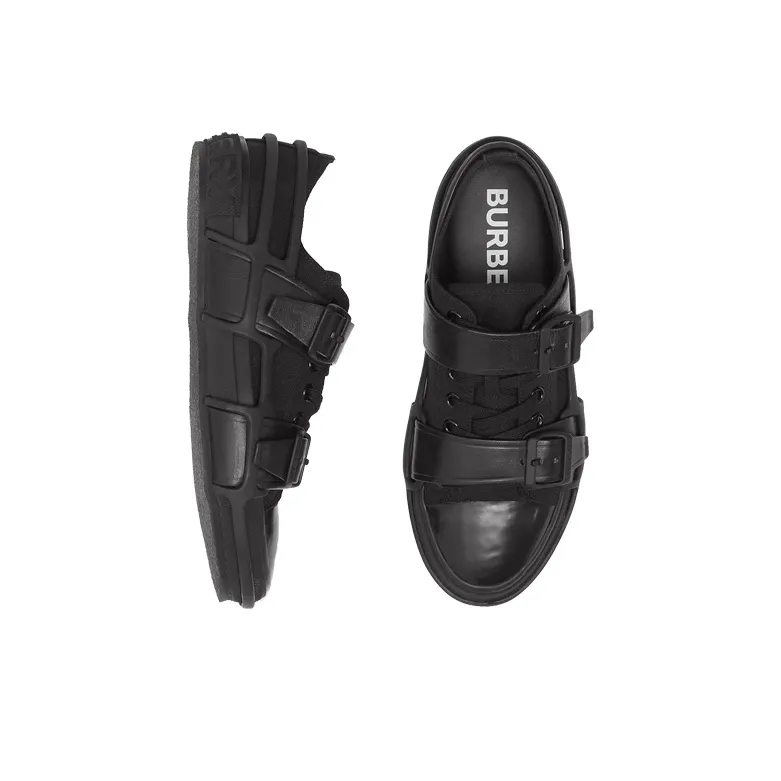Burberry Webb Low Top Casual Shoes Men's Black-3
