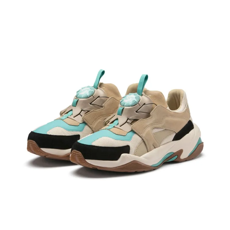 PUMA Thunder Disc Low Top Shoes/Sneakers Unisex Gray Khaki-2