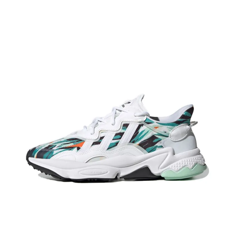 Adidas Ozweego Geometric Jungle Print White-0