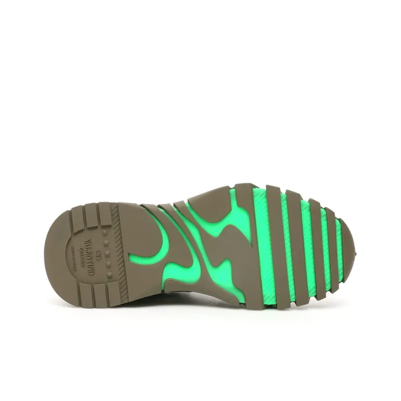 Valentino Rockrunner Camo Plus 'Military Neon Green'-4