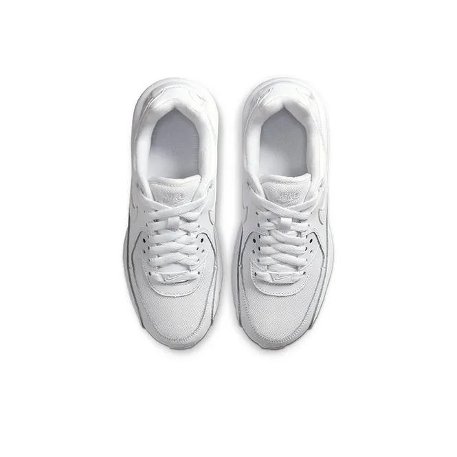 Nike Air Max Wright Cushioning Anti-Slip And Wear-Resistant Low-Top Casual Shoes GS Pure White-3