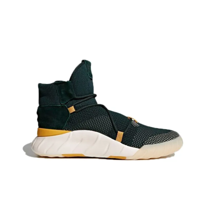 Adidas Originals Tubular X 2.0 Pk Wear Resistant High Top Casual Shoes Unisex Midnight Green-1