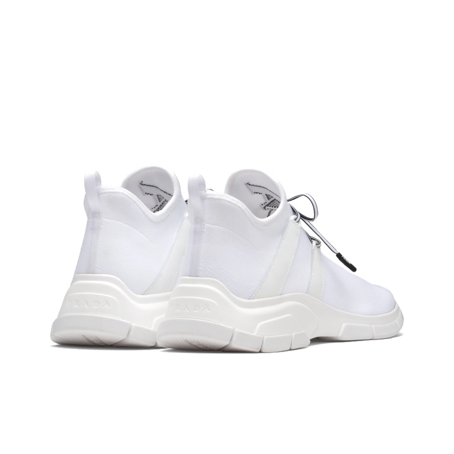 ★送料・関税込★PRADA★KNIT FABRIC SNEAKER.S★正規品★ PRADA Knit Fabric Sneakers 'White Black' - POIZON