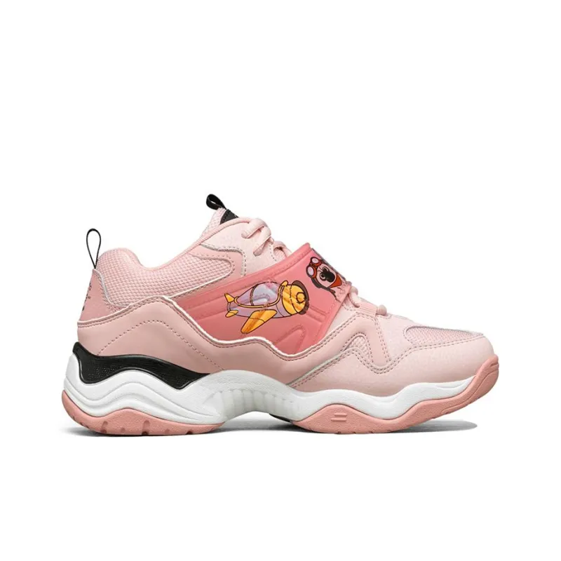 Skechers D'Lites Train Low Top Running Shoes Pink/Red Women's-1