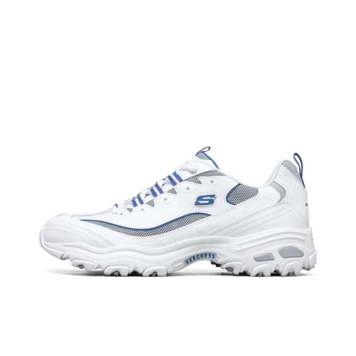 Skechers D'Lites 1.0 Casual Shoes Men Low-Top White/Blue