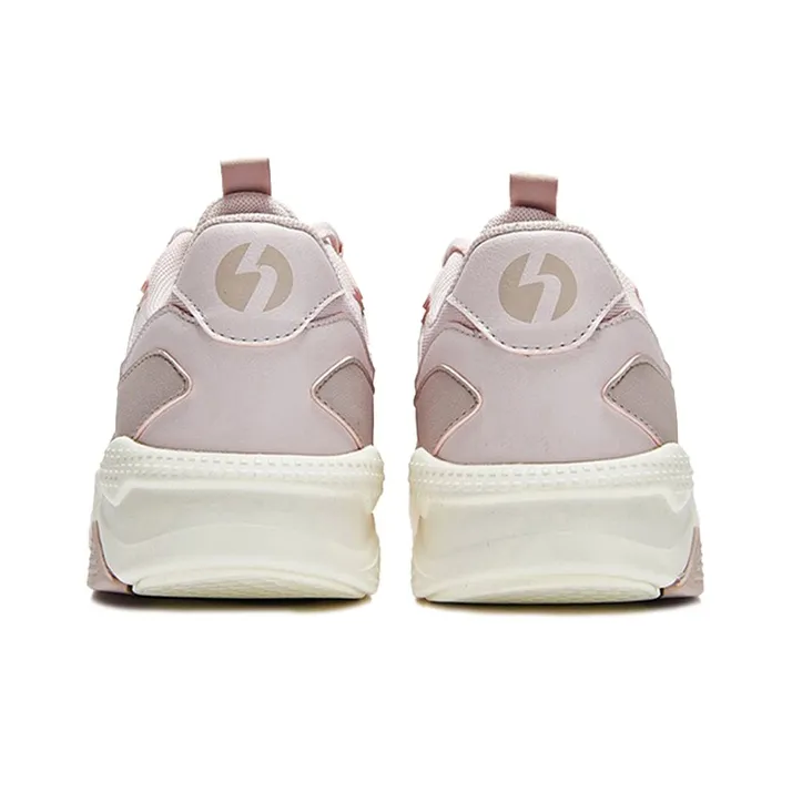 361° Durable Breathable Low Top Sports Casual Shoes Women's Nude Pink-3