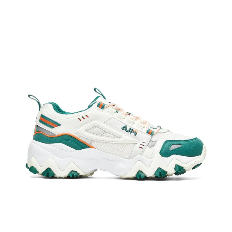 FILA Oakmont Low To Running Shoes White/Green Women's-1