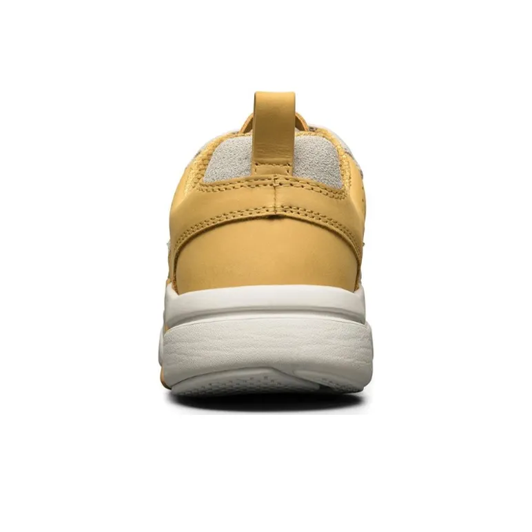 Skechers Block Cushioning Abrasion Resistant Breathable Low Top Casual Shoes Women's Yellow-4