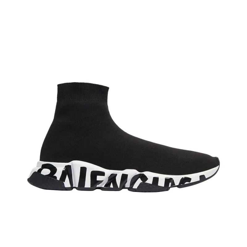 Balenciaga Speed Trainer 'Graffiti Black White'-1