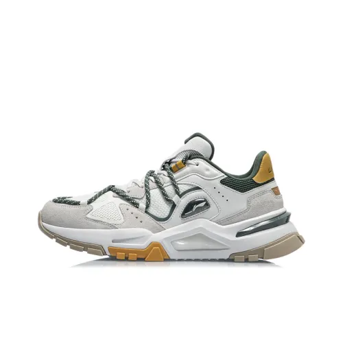 LiNing Reverse Low Top Sports Casual Shoes Men's White Gray