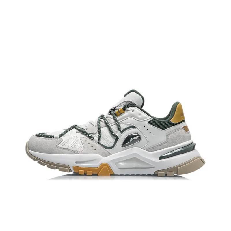 LiNing Reverse Low Top Sports Casual Shoes Men's White Gray-0