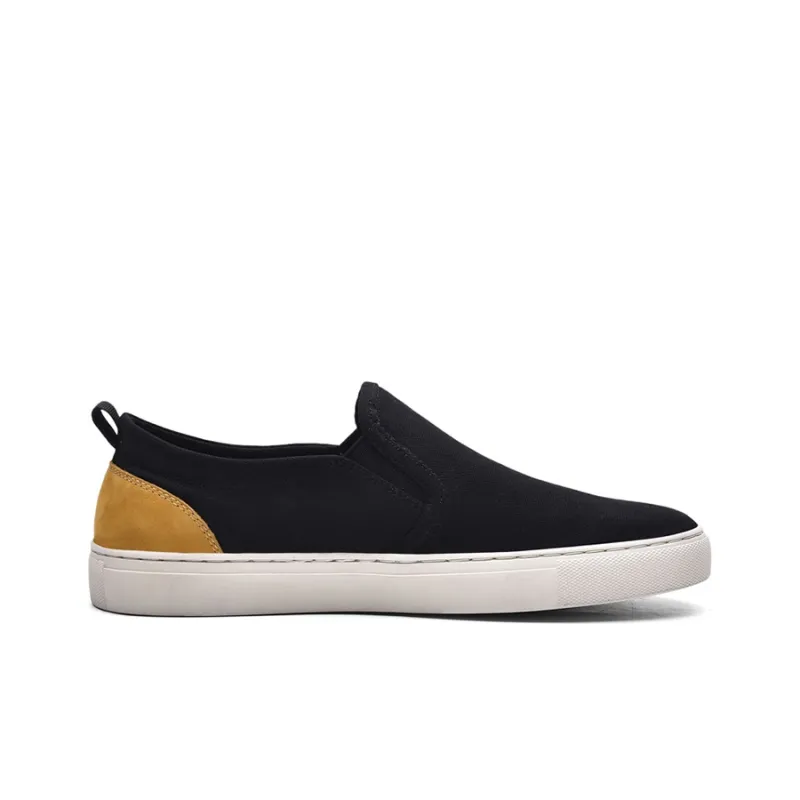 Jeep Cushioning Rebound Abrasion Resistant Lightweight Breathable Slip Resistant Low Top Casual Shoes Men's Black-1