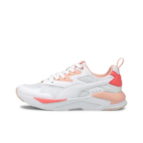 PUMA X-RAY Casual Shoes Unisex Low-Top White/Pink